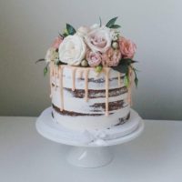 Pastel de mantequilla con FRAMBRUESA